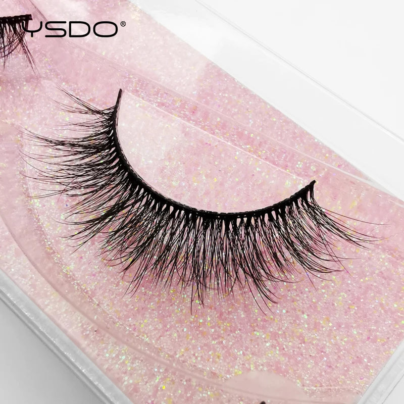 1 pair 3D Mink Lashes Cruelty free Eyelashes