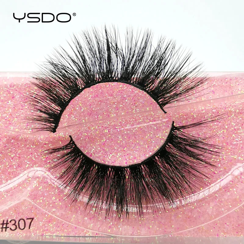1 pair 3D Mink Lashes Cruelty free Eyelashes