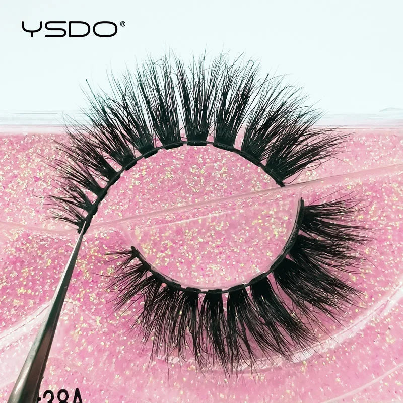 1 pair 3D Mink Lashes Cruelty free Eyelashes