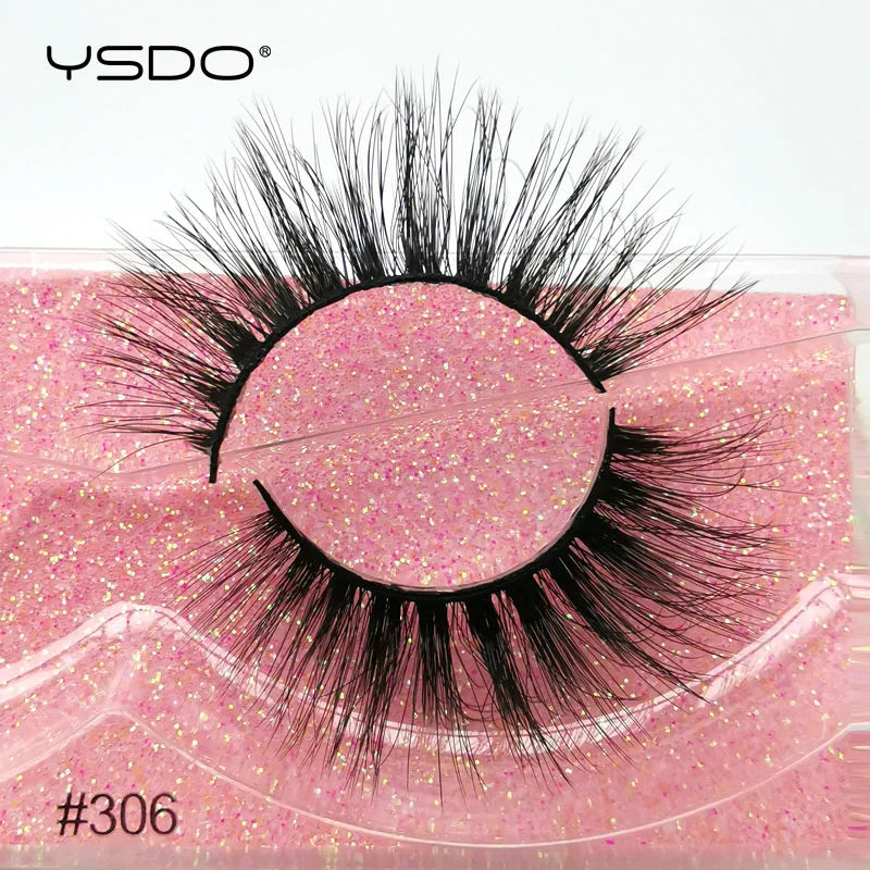 1 pair 3D Mink Lashes Cruelty free Eyelashes