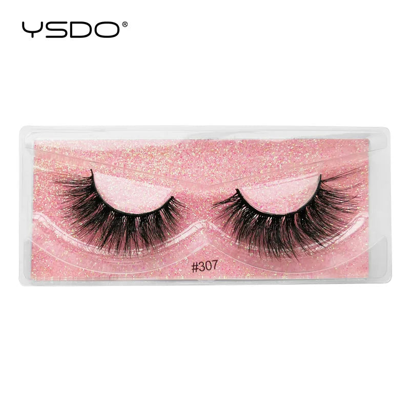 1 pair 3D Mink Lashes Cruelty free Eyelashes
