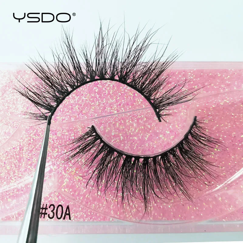1 pair 3D Mink Lashes Cruelty free Eyelashes