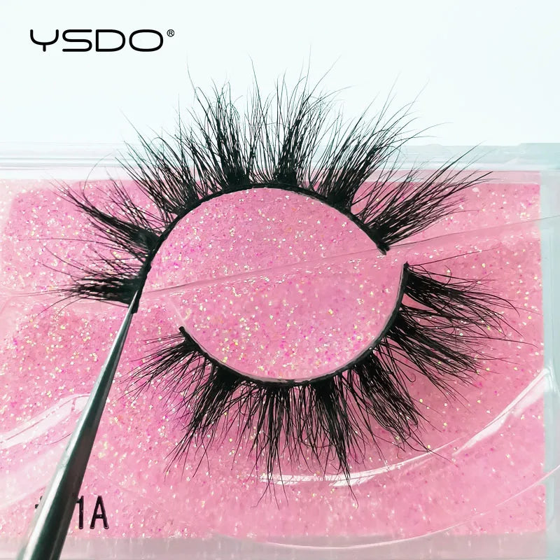 1 pair 3D Mink Lashes Cruelty free Eyelashes