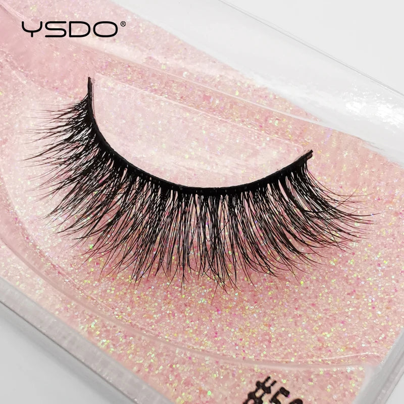 1 pair 3D Mink Lashes Cruelty free Eyelashes