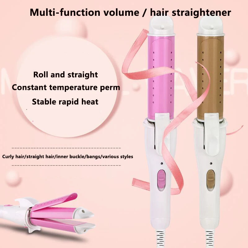 Electric Hair Curler Long Curling Tong Wand 9-38mm LCD Screen