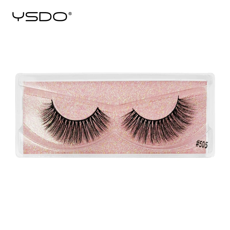 1 pair 3D Mink Lashes Cruelty free Eyelashes