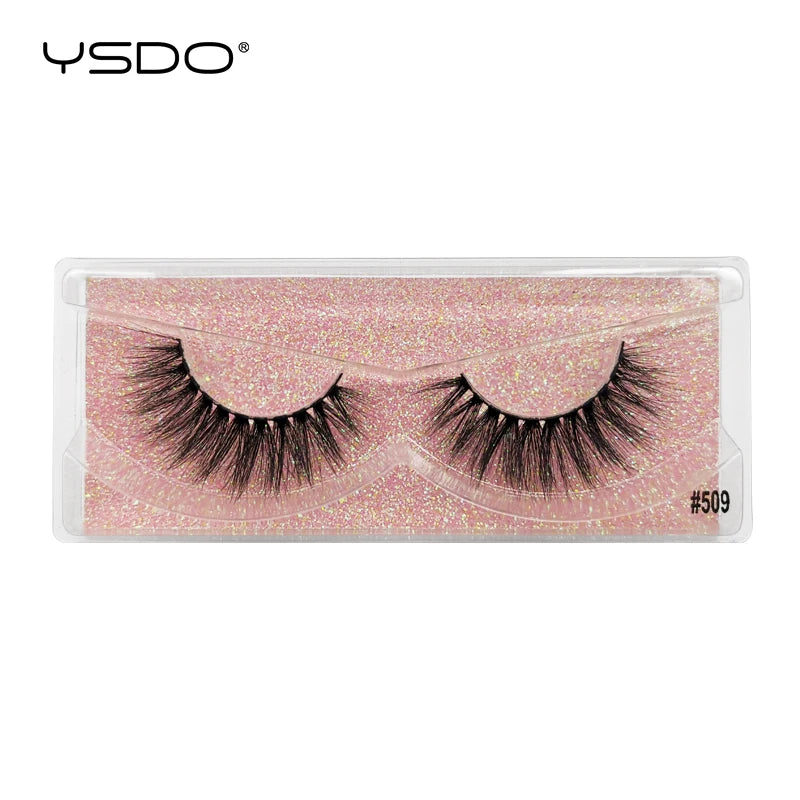 1 pair 3D Mink Lashes Cruelty free Eyelashes