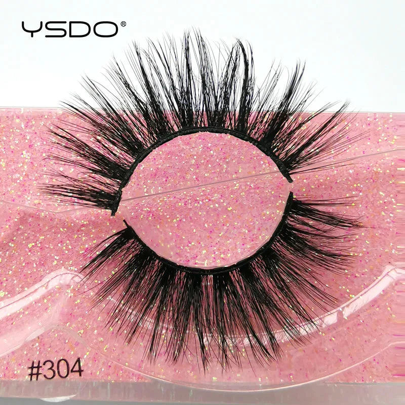 1 pair 3D Mink Lashes Cruelty free Eyelashes