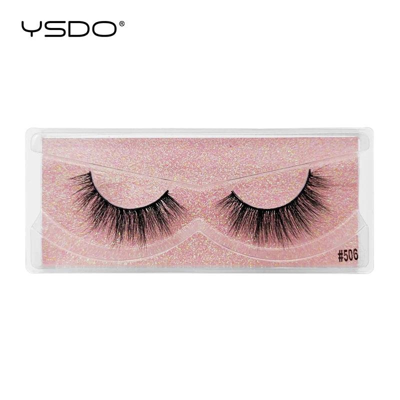 1 pair 3D Mink Lashes Cruelty free Eyelashes