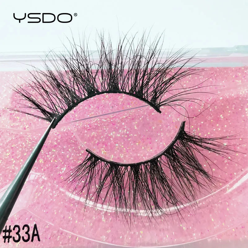 1 pair 3D Mink Lashes Cruelty free Eyelashes