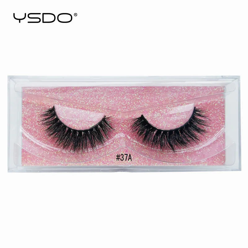 1 pair 3D Mink Lashes Cruelty free Eyelashes