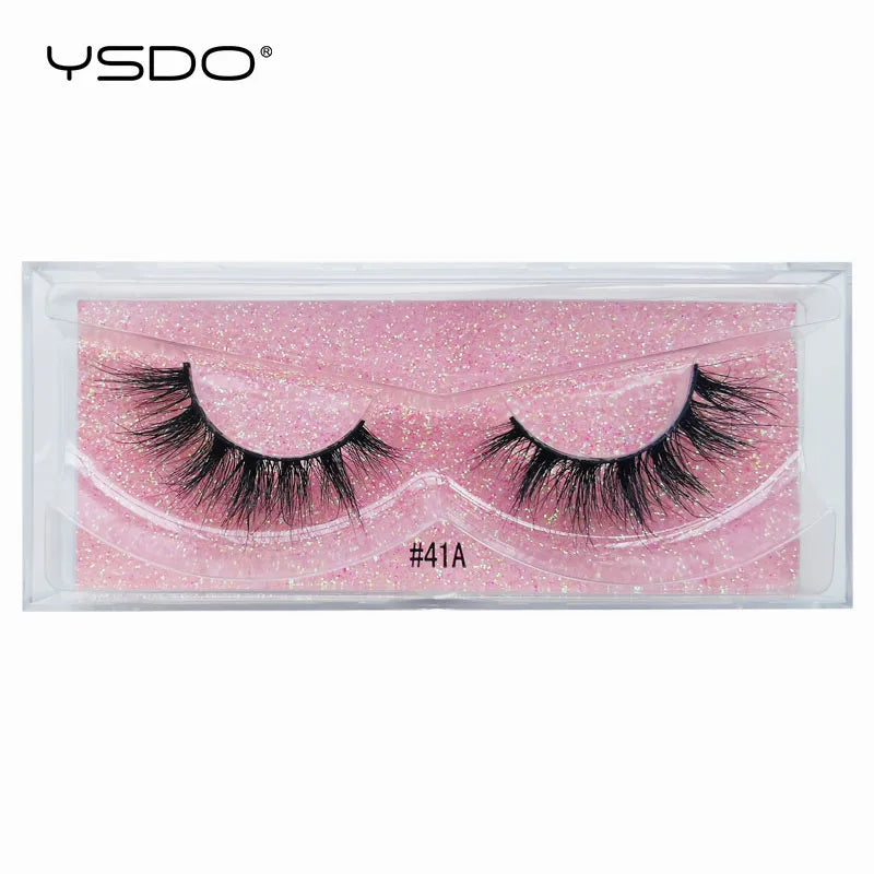 1 pair 3D Mink Lashes Cruelty free Eyelashes