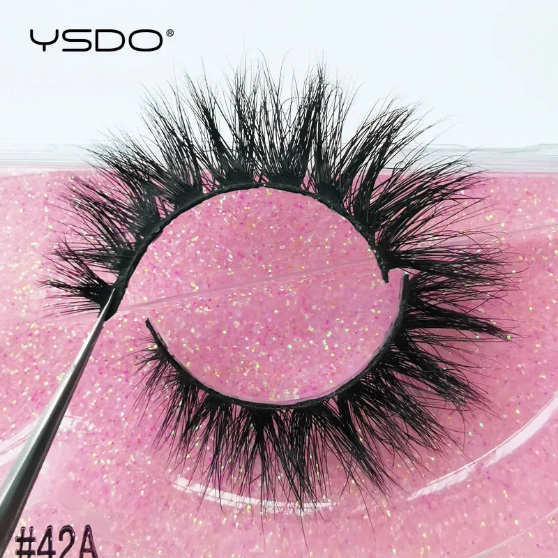 1 pair 3D Mink Lashes Cruelty free Eyelashes