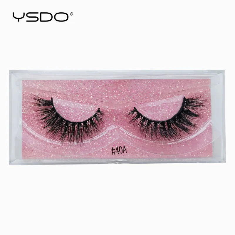 1 pair 3D Mink Lashes Cruelty free Eyelashes
