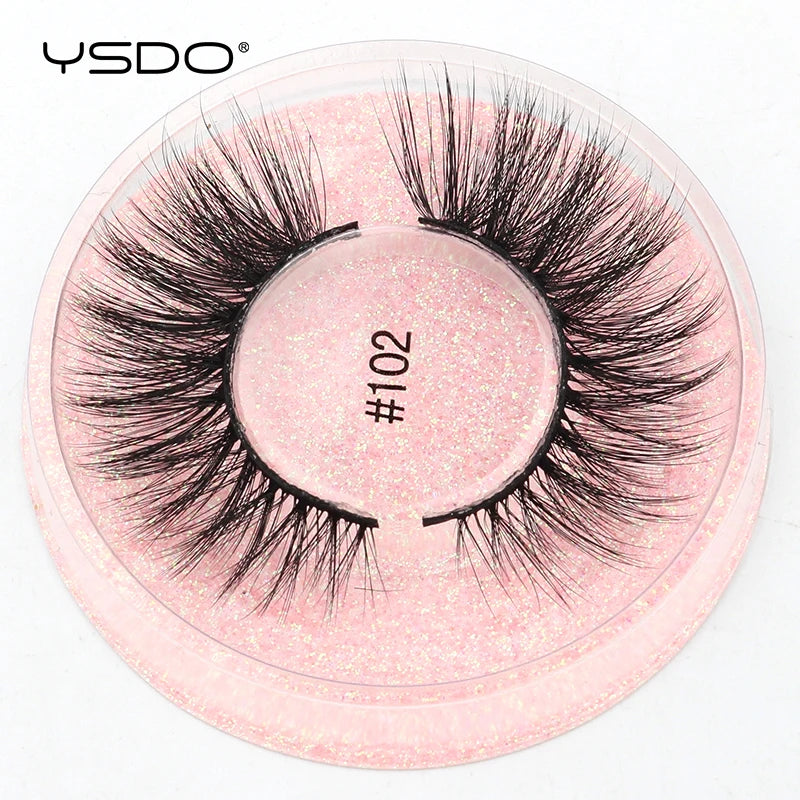 1 pair 3D Mink Lashes Cruelty free Eyelashes