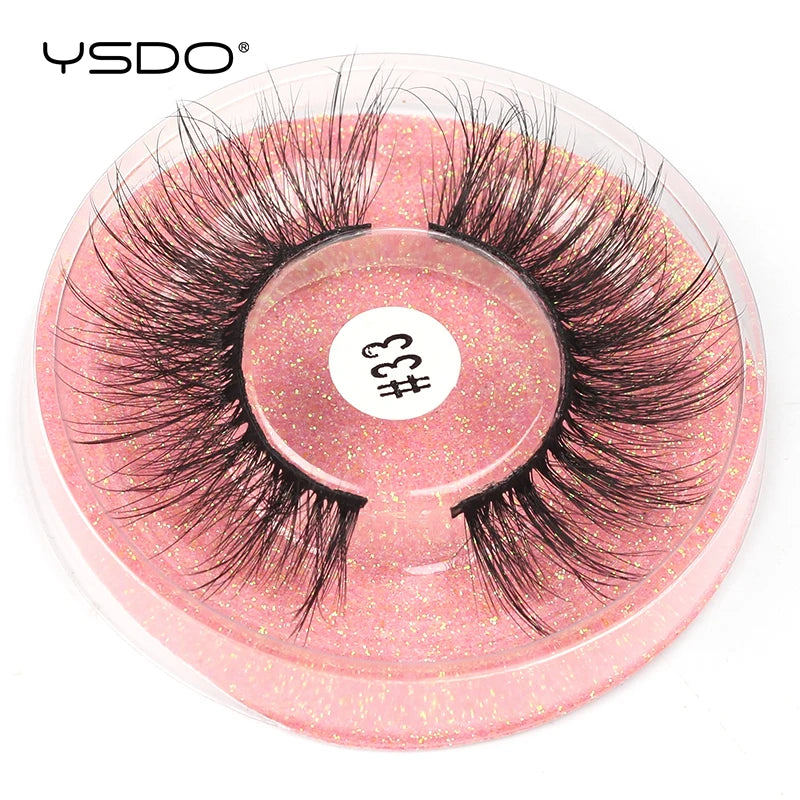 1 pair 3D Mink Lashes Cruelty free Eyelashes