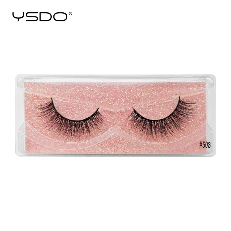 1 pair 3D Mink Lashes Cruelty free Eyelashes