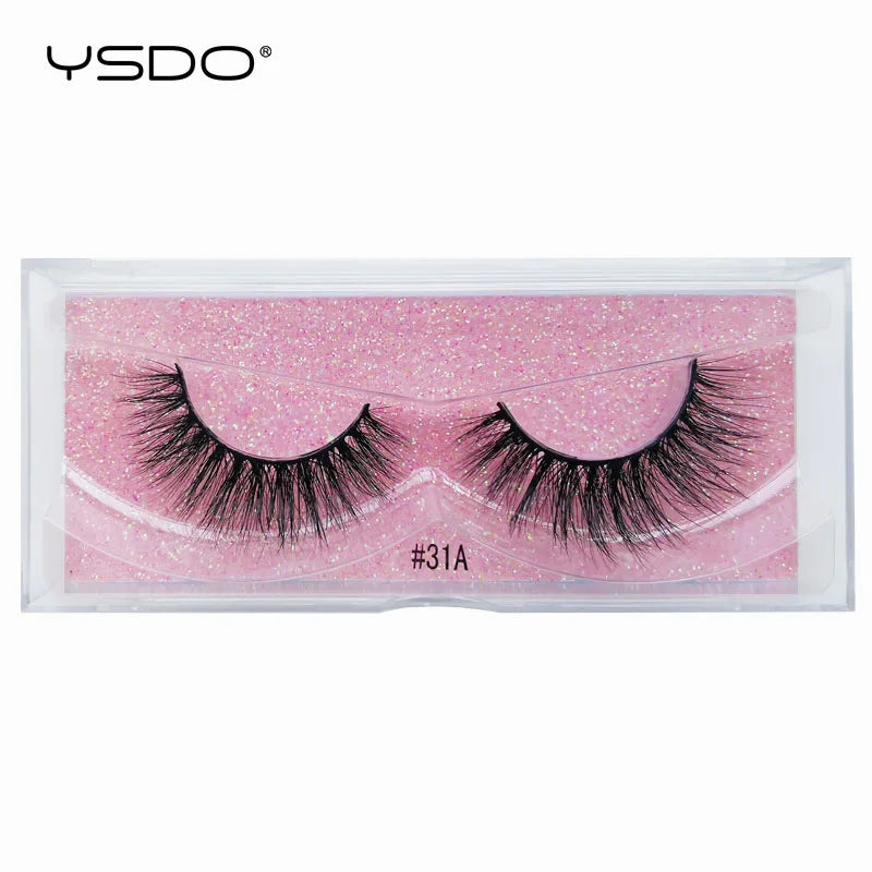1 pair 3D Mink Lashes Cruelty free Eyelashes