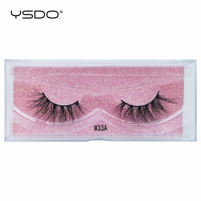 1 pair 3D Mink Lashes Cruelty free Eyelashes