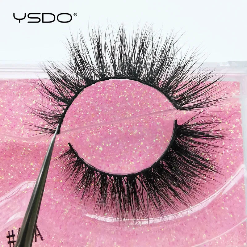 1 pair 3D Mink Lashes Cruelty free Eyelashes