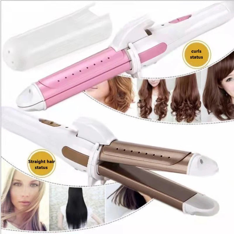 Electric Hair Curler Long Curling Tong Wand 9-38mm LCD Screen