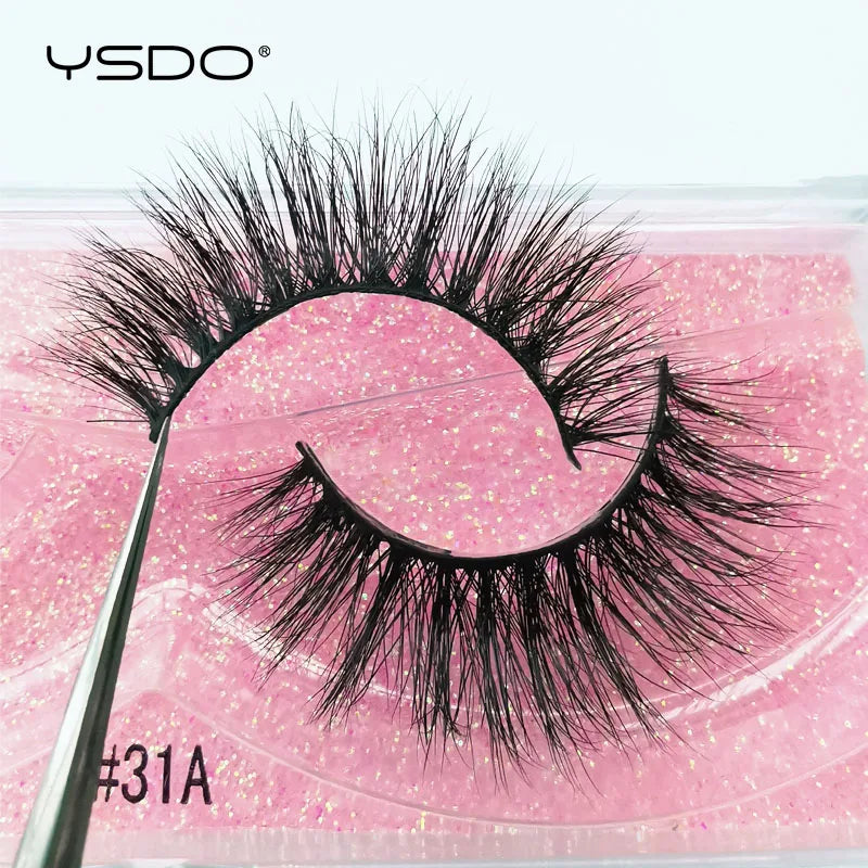 1 pair 3D Mink Lashes Cruelty free Eyelashes