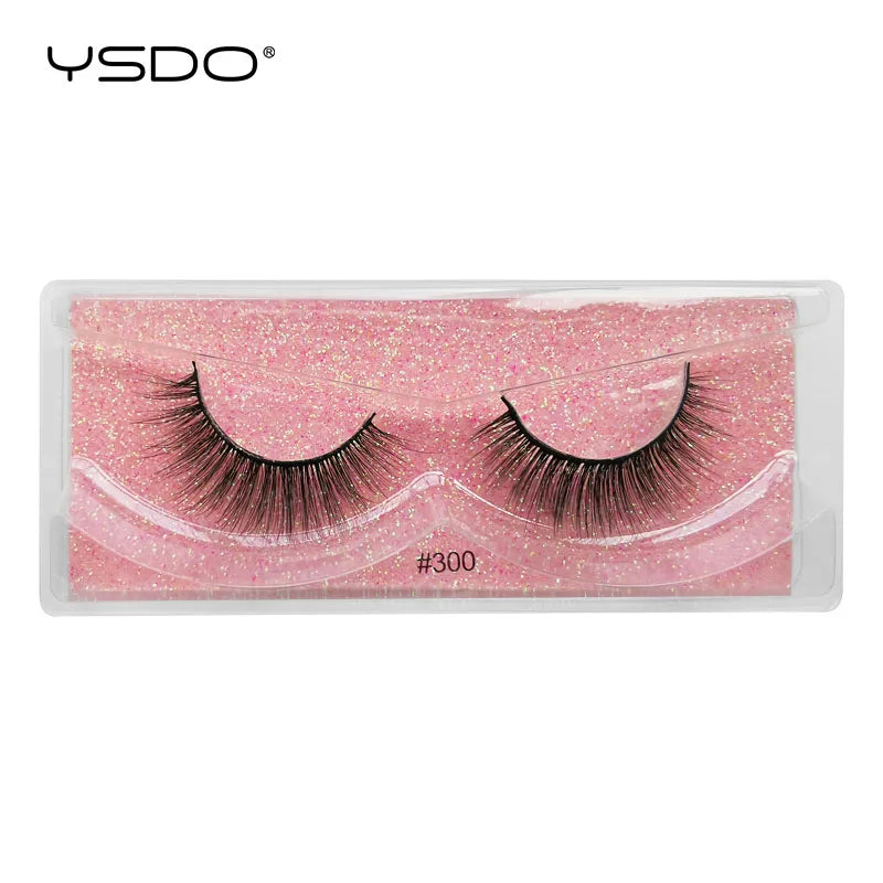 1 pair 3D Mink Lashes Cruelty free Eyelashes