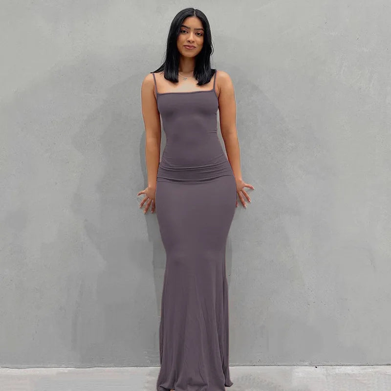 Backless Maxi Dress