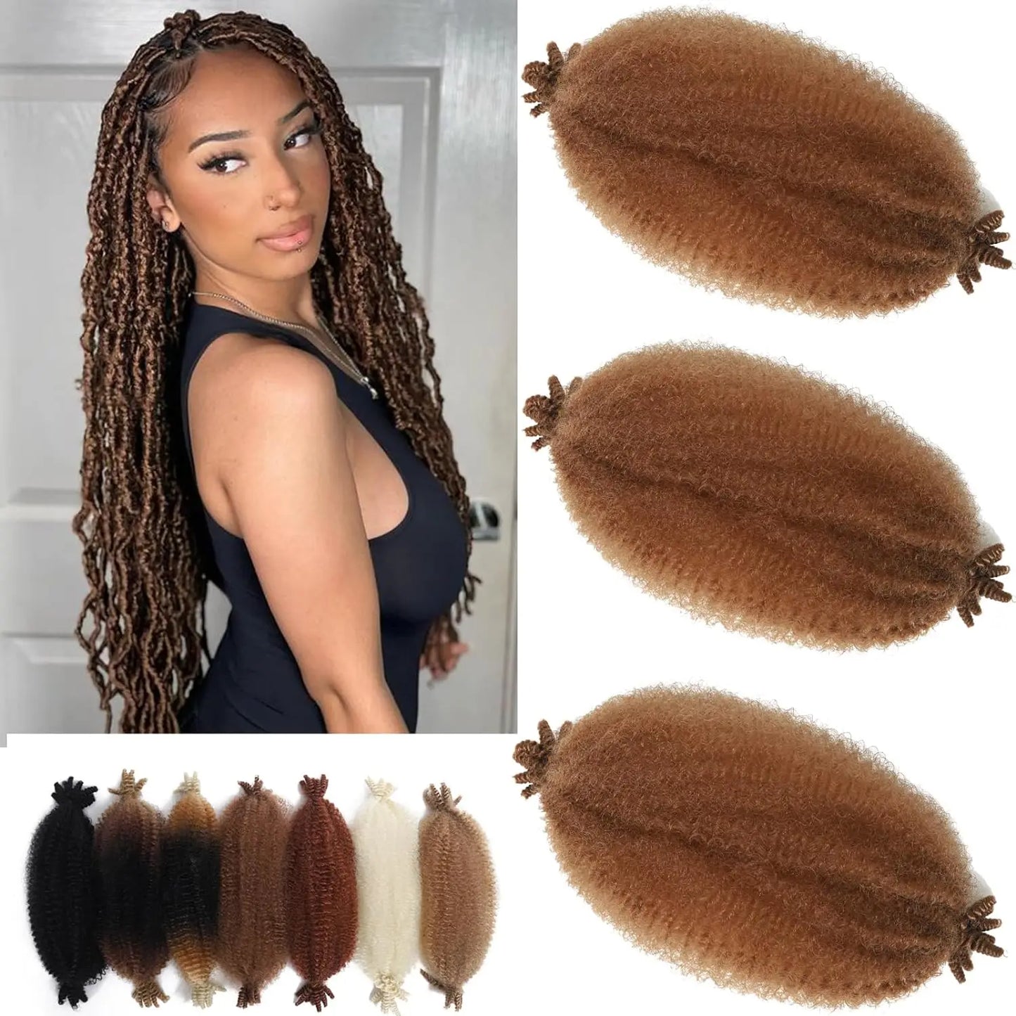 1/3/8Packs Pre-Separated Twist Braiding Hair Synthetic Hair