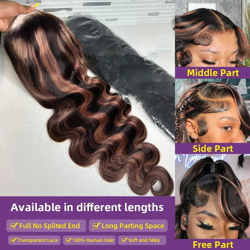 Body Wave Human Hair Wigs Lace Front