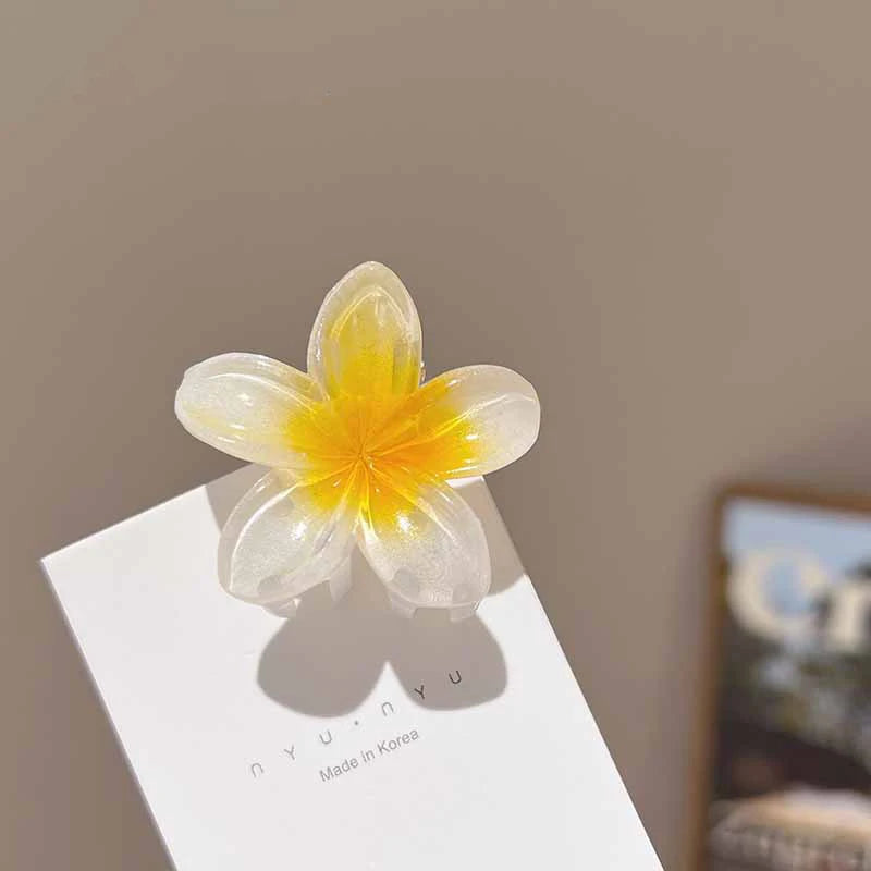 6Pcs Flower Hair Claws Women