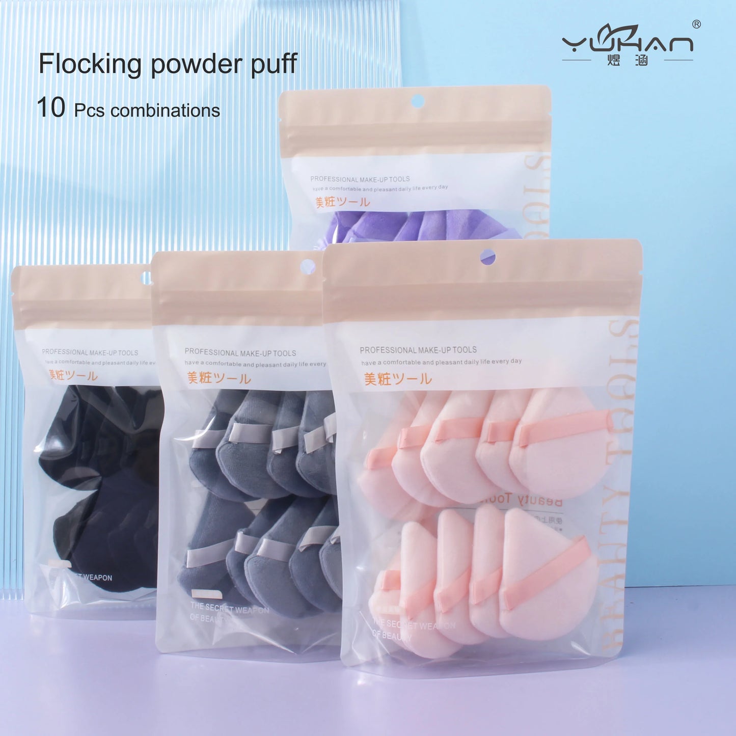10pcs Loose Triangle powder puff