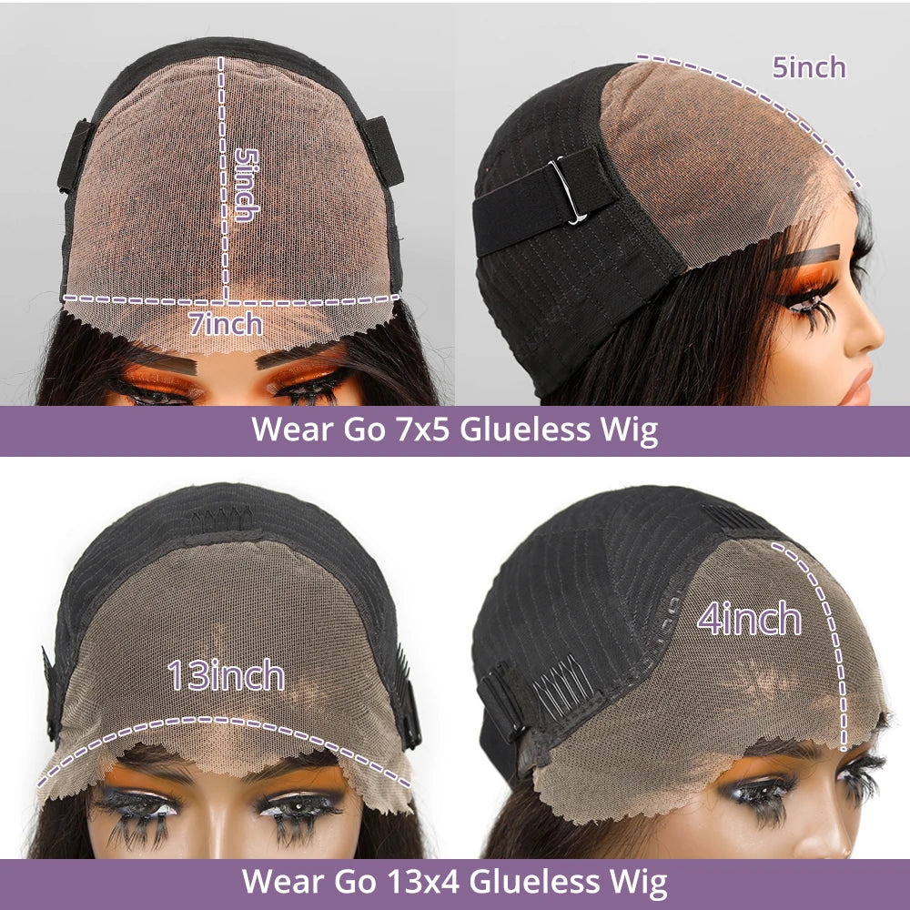 Glueless wig Frontal Wigs For Women Pre Plucked