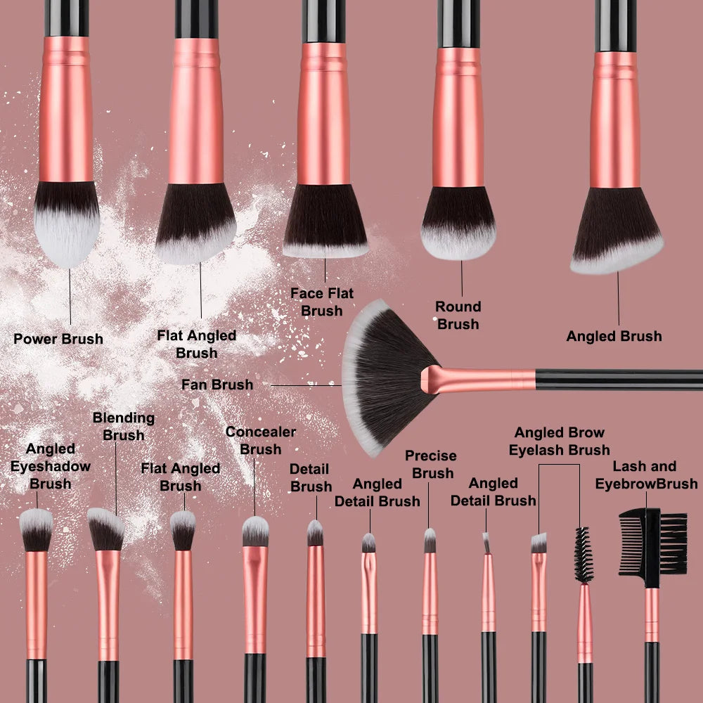 14/16PCS Makeup Brushes Set