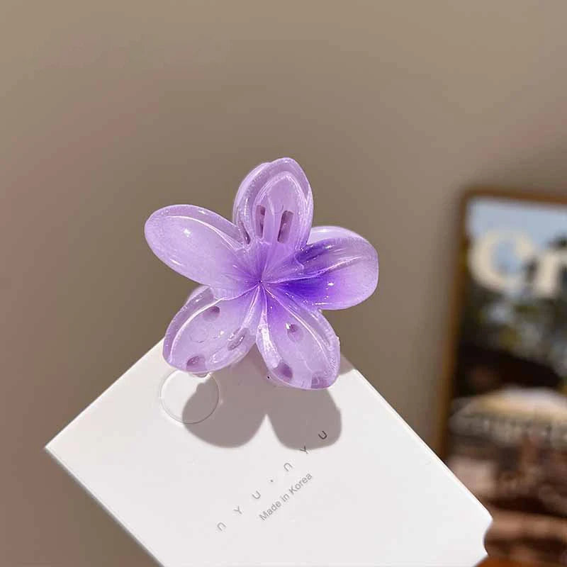 6Pcs Flower Hair Claws Women
