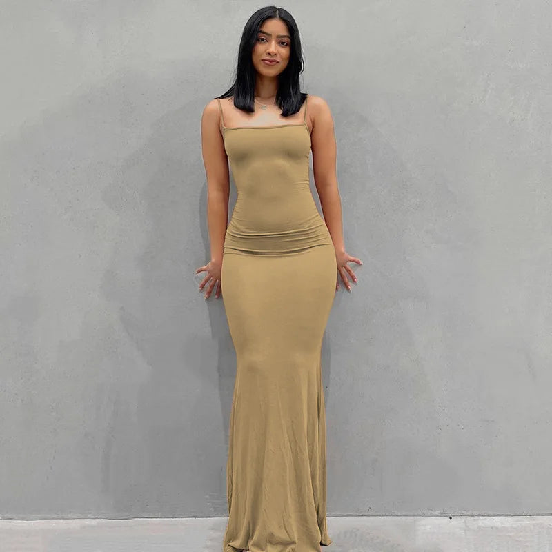 Backless Maxi Dress