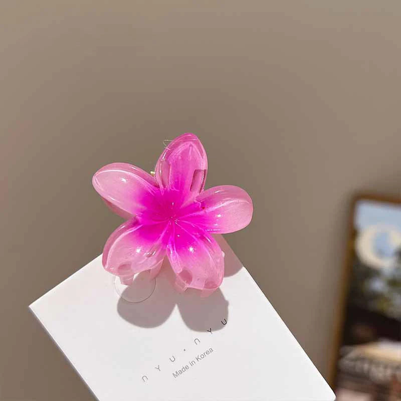 6Pcs Flower Hair Claws Women