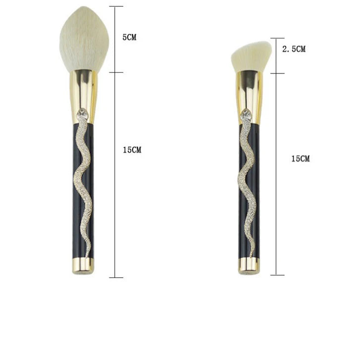 Snake Makeup Brush kit 10pc