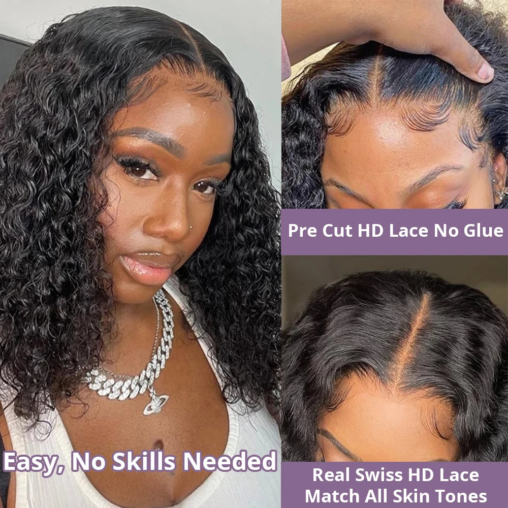 Glueless wig Frontal Wigs For Women Pre Plucked