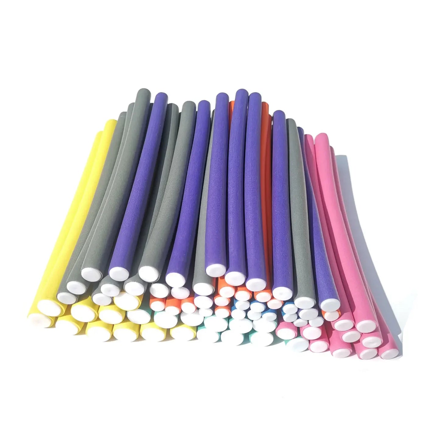 10 Pcs/Set Hair Curing Rod Magic Air Hair Roller Curling Sticks Soft Hair Curler Foam Twist Flexi Rods Hairs DIY Styling Tools