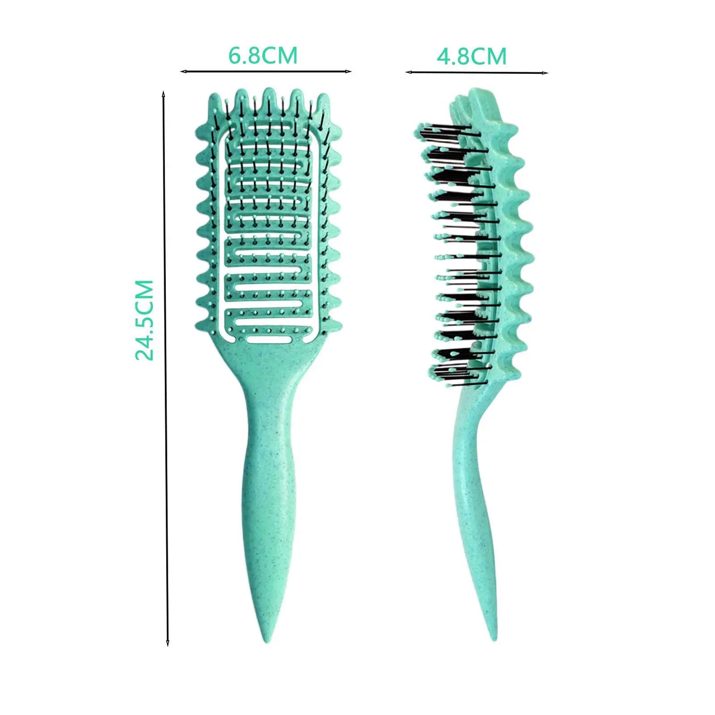 Curly Hair Brush Hollow out Curl Define Styling Brush Detangling Brush Multi-purpose Home Styling Tools