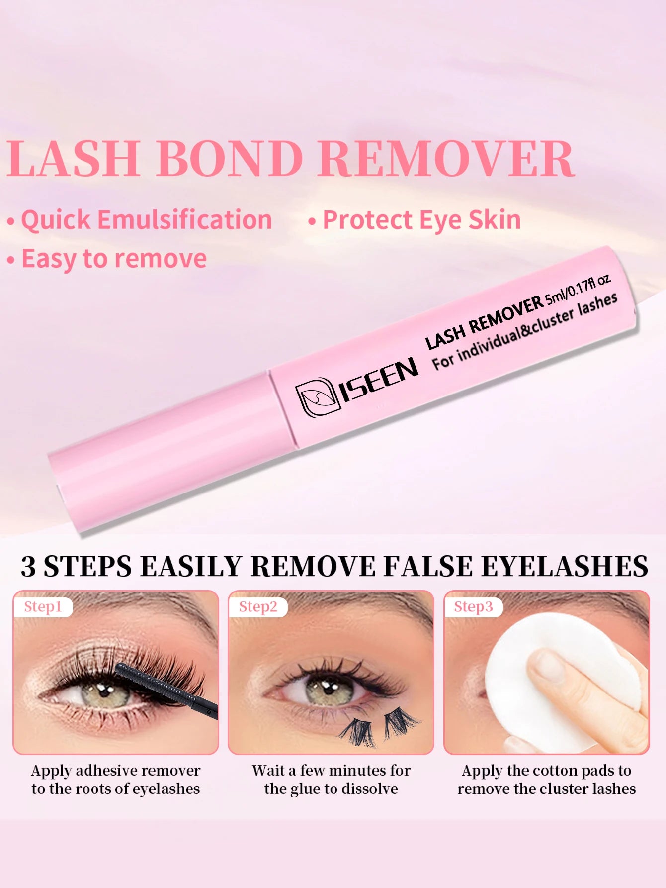 Lashe Cluster C Curl Mix 3D Wispy DIY Eyelash Extension