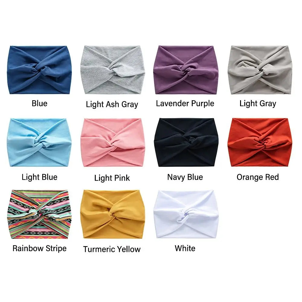 Twisted Extra Large Thick Wide Headbands Turban