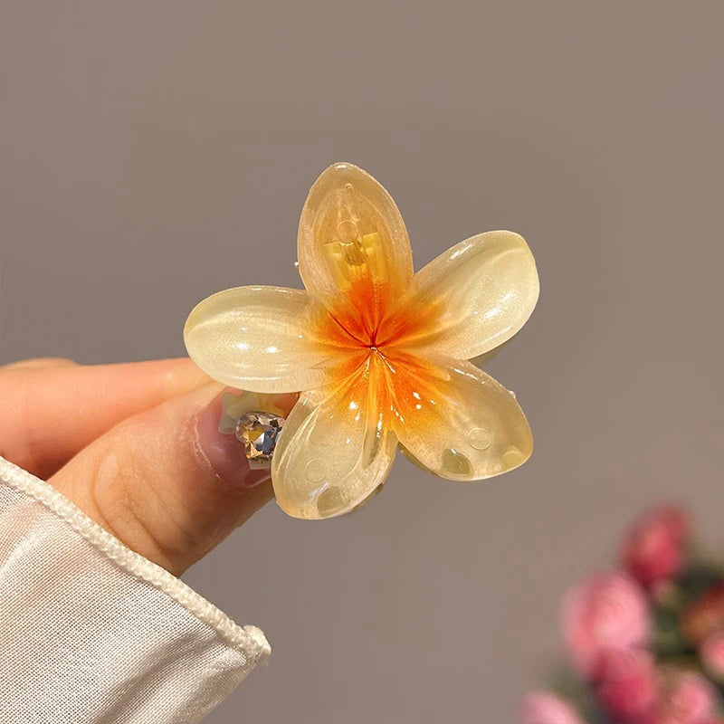 6Pcs Flower Hair Claws Women