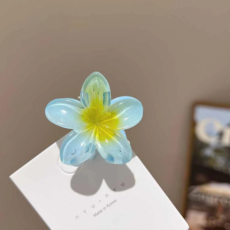 6Pcs Flower Hair Claws Women