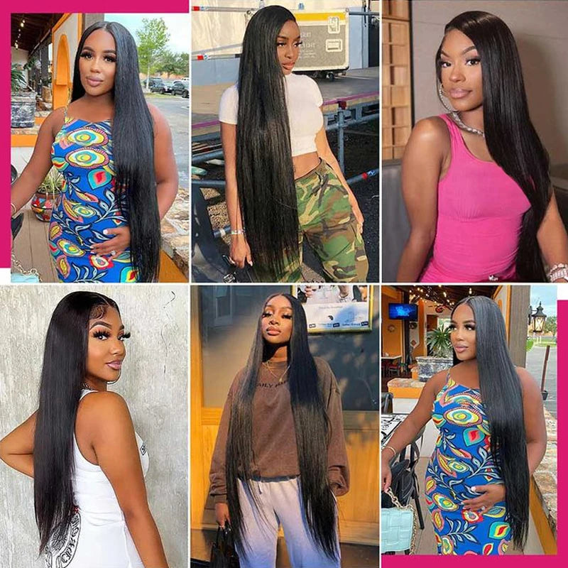 Malaysia Human Hair Bone Straight Lace Front Pre Plucked