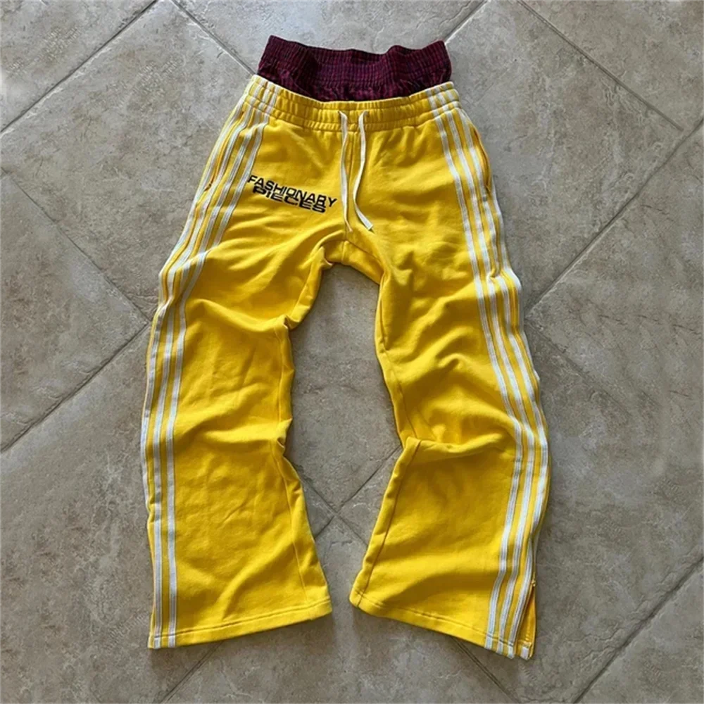 Retro Letter Embroidered Sweatpants Hip-hop