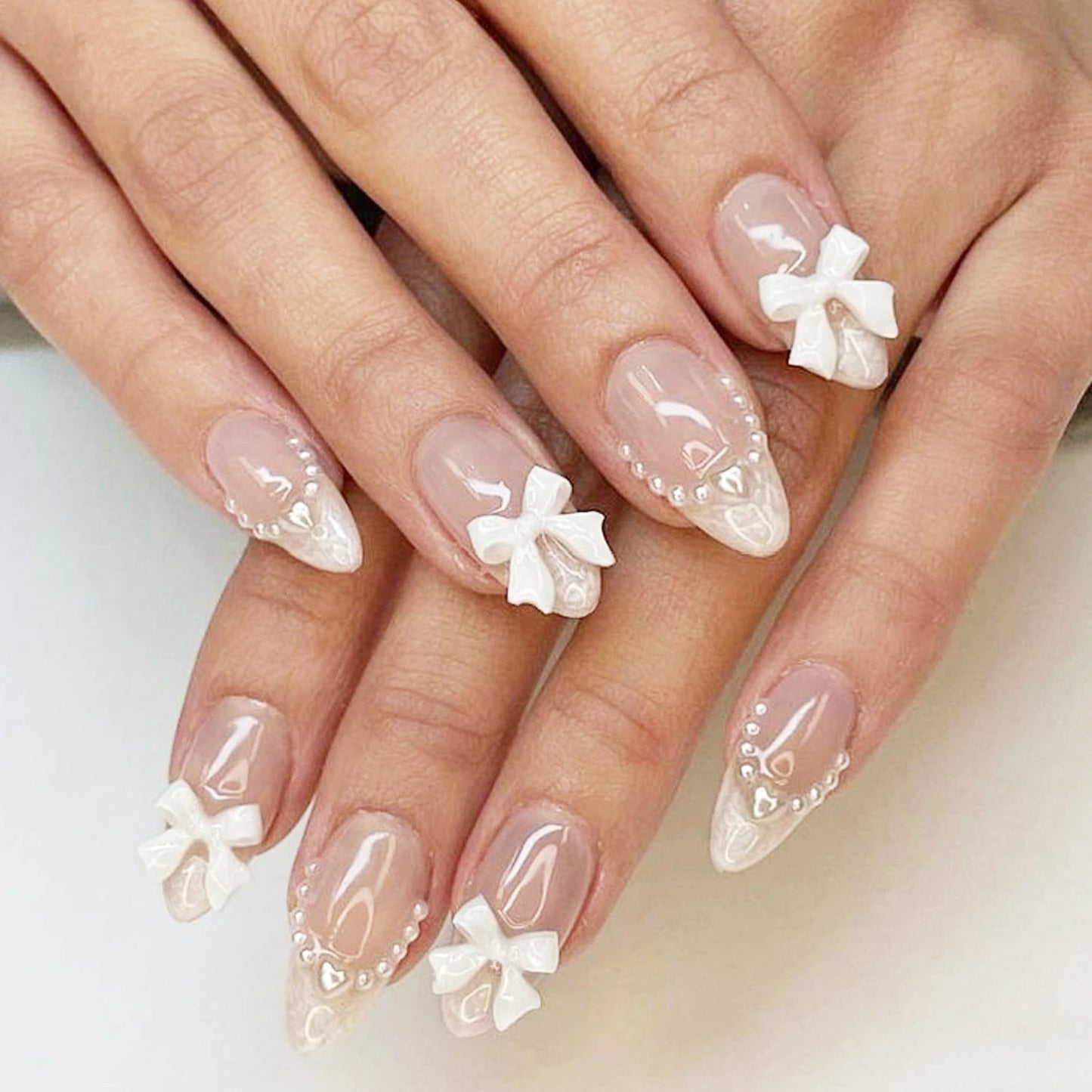 French Almond Press-on Nail