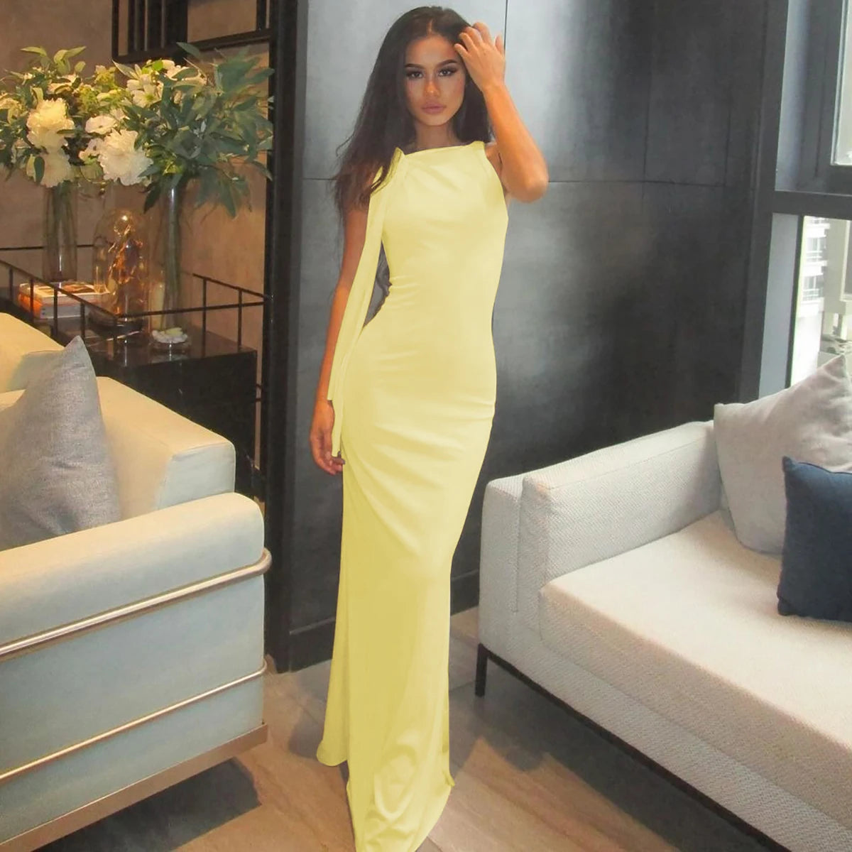 Sexy Bodycon Maxi Dress Summer