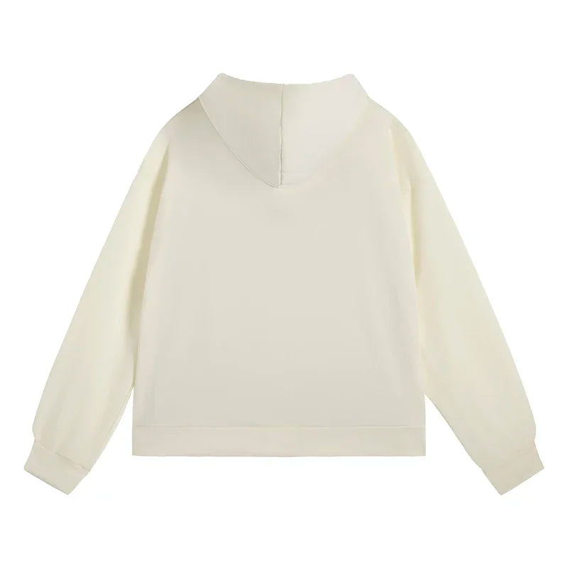 Zip Up Loose Hooded Jacket Y2K